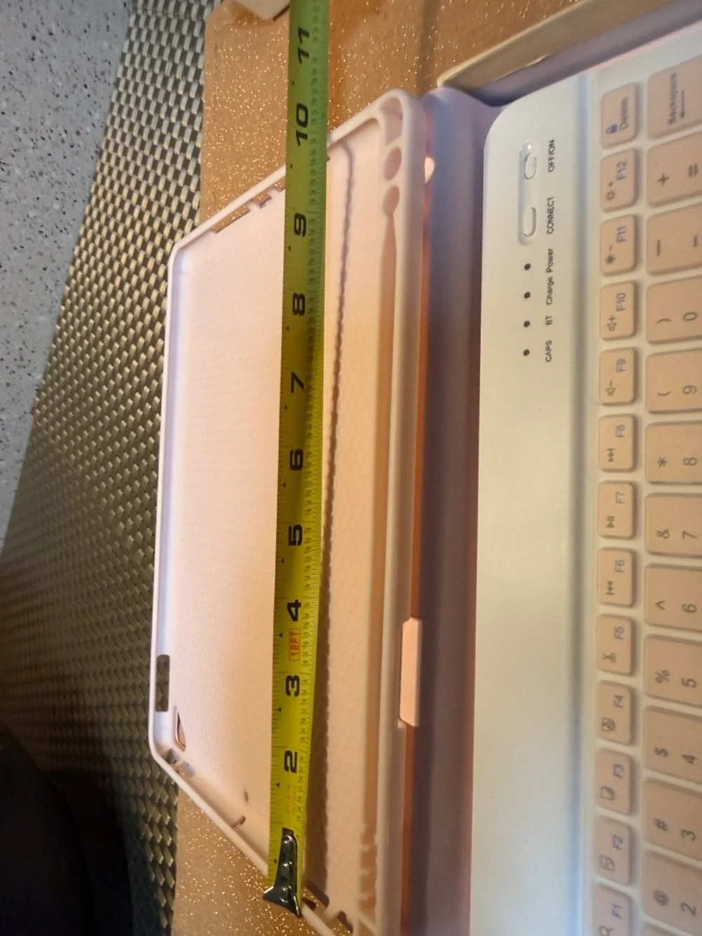 Pink Bluetooth Keyboard Case for Tablet (NWT)